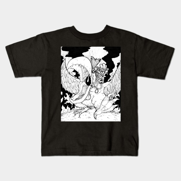 Fowl Voodoo Kids T-Shirt by ZandroLex